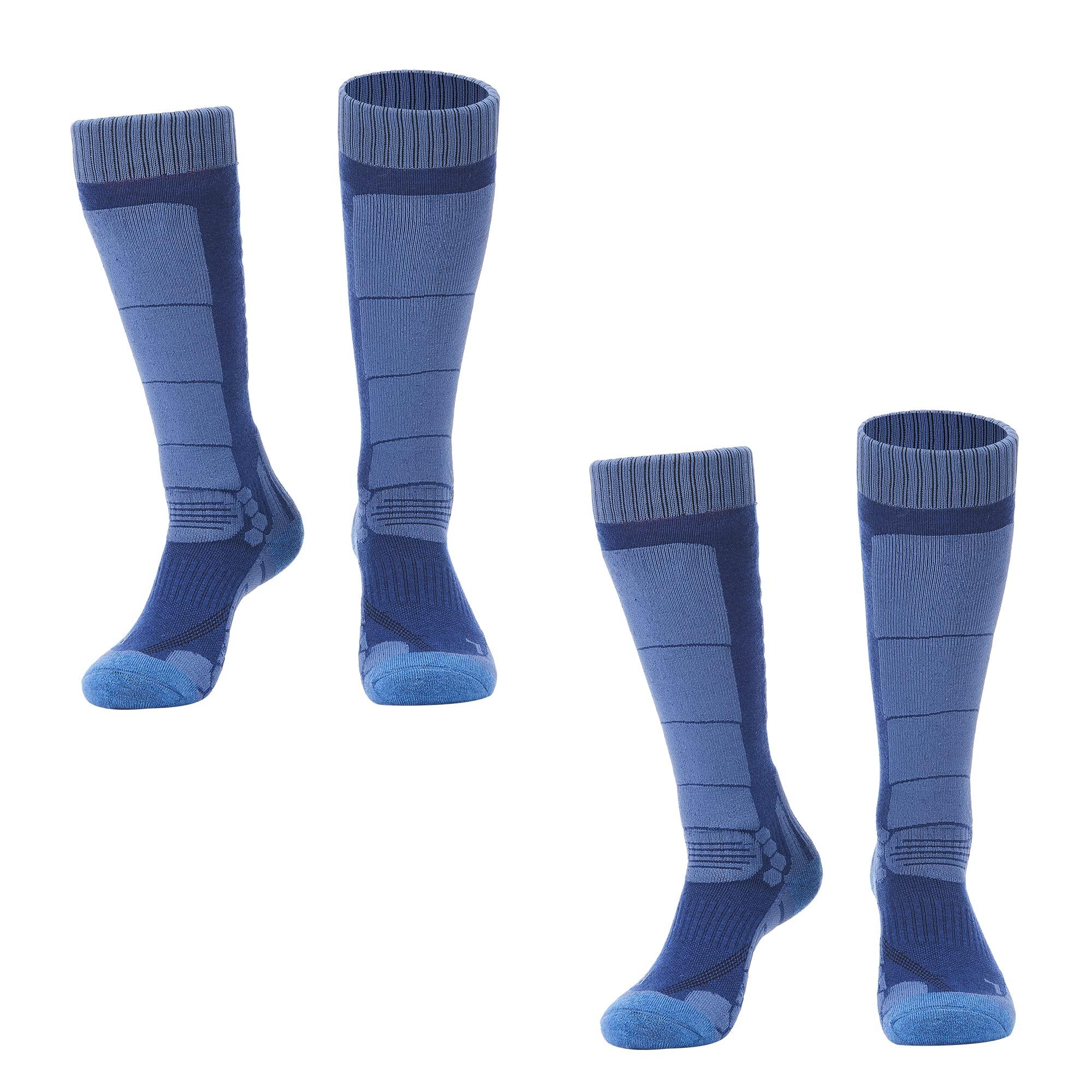 

TaoTech Merino Wool Socks for Outdoor Graduated Cold Odor Sweat Quick Drying Set of Snowboarding, Sports, Skiing, Activities, Hiking, Trekking, Thick,