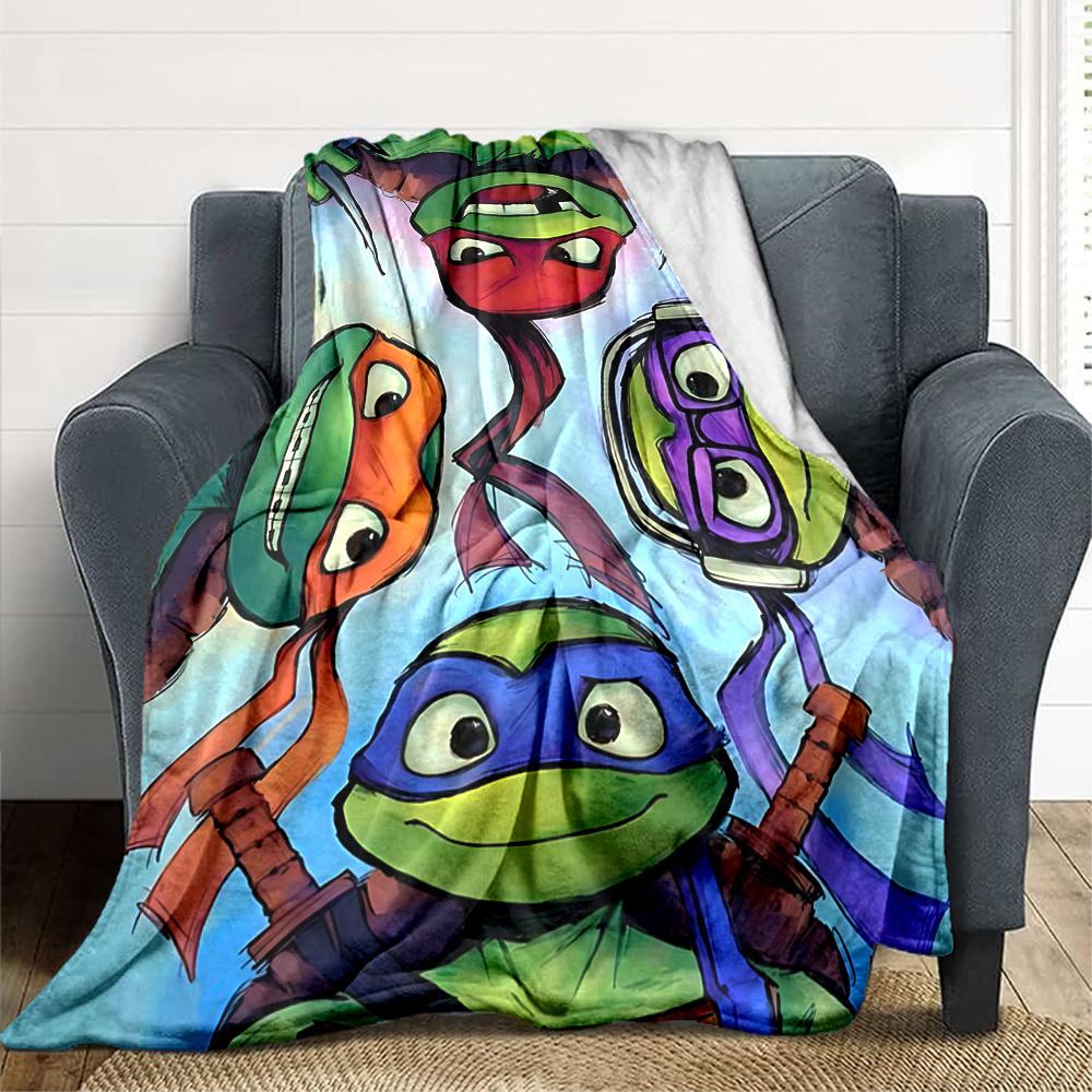 1 Stück Schildkröten-Decke, Überwurf für Sofa, Bett, Reise, Camping, Wohnzimmer,