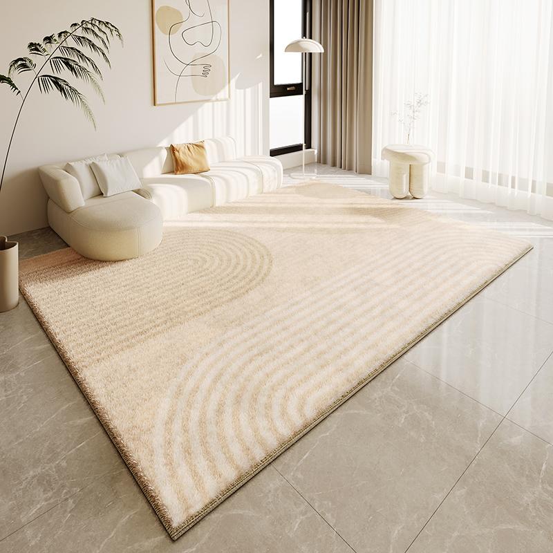 VIKAMA Cream Wind Carpet Living Room 2025 New Sofa Coffee Table Blanket Household Winter Thickened Anti-Slip And Dirt Floor Mat