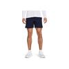 Under Armour Solid Color Mid Waist Drawstring Comfortable Five Point Casual Shorts Men shorts Dark-Blue 1376831-410