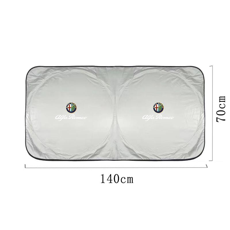 Car Windshield Sun Shade Visor UV Protection Shield For Alfa Romeo 156 159 147 4C 8C 166 Giulia Giulietta Mito Stelvio Spider GT