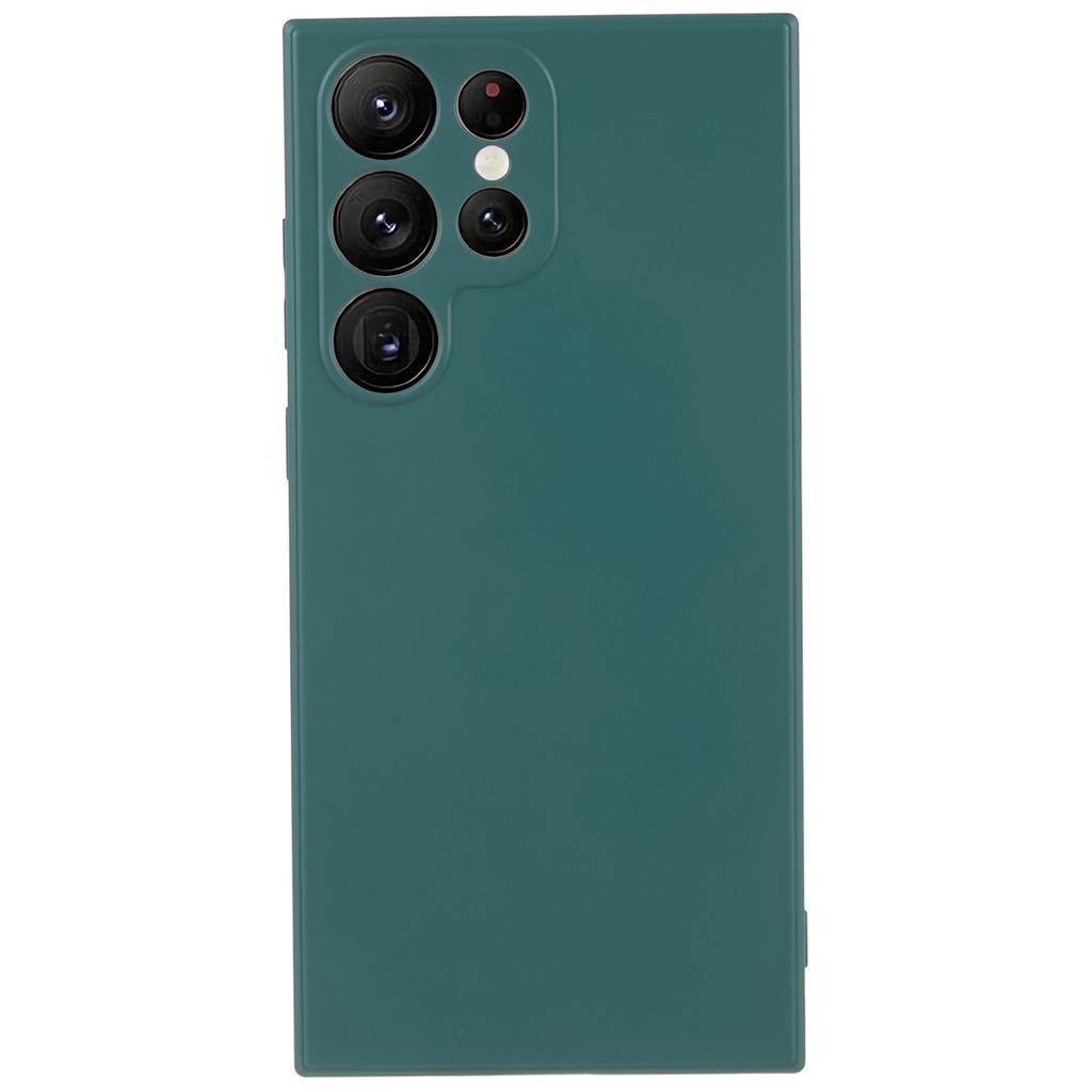 For Samsung Galaxy S22 Ultra 5G Case Precise Cutouts TPU Fiber Lining Shockproof Phone Cover