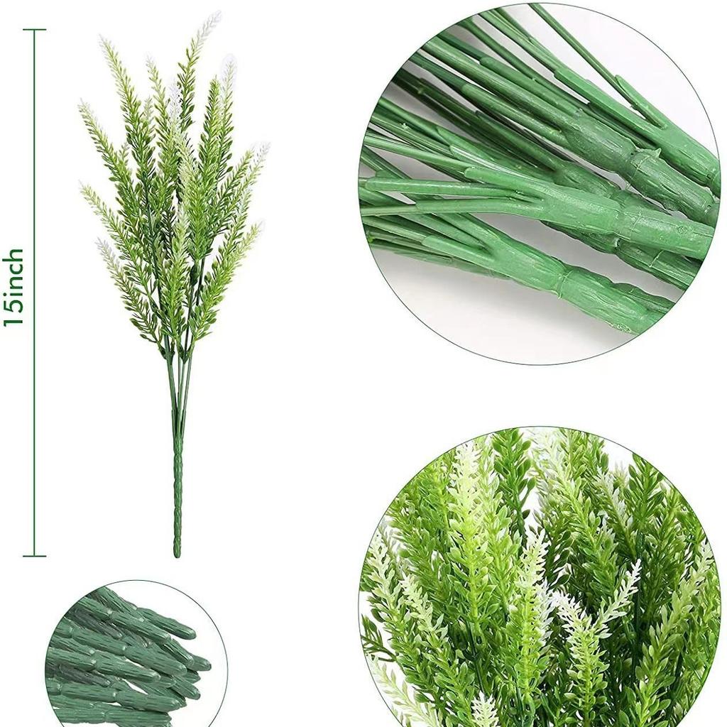 5 Forks Lavender 5 Forks Wheat Lavender Artificial Lavender Artificial Flower Plastic Flower, Plant Potted Lavender