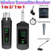Dynamic Handheld Microphone Instrument DC5V 2.4G Wireless XLR Transmitter System UHF XLR Adapter System Microphone Accessories