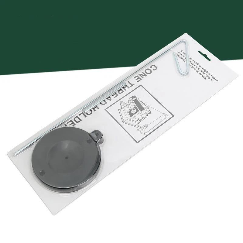Single Thread Stand For Sewing Machine - Plastic Base Cone Spool Holder - Compatible With Large Cone Bobbins