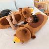 Cartoon Persimmon Capybar Plush Toy Sleeping Party Style Long Pillow Baby Side Sleeping Pillow Home Cushion