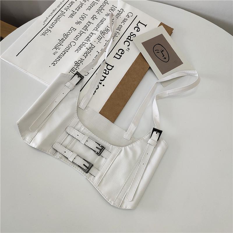 Casual Ladies Fashion Waist Imitation Leather Elastic Belt Waist Seal Waist Outer Wear