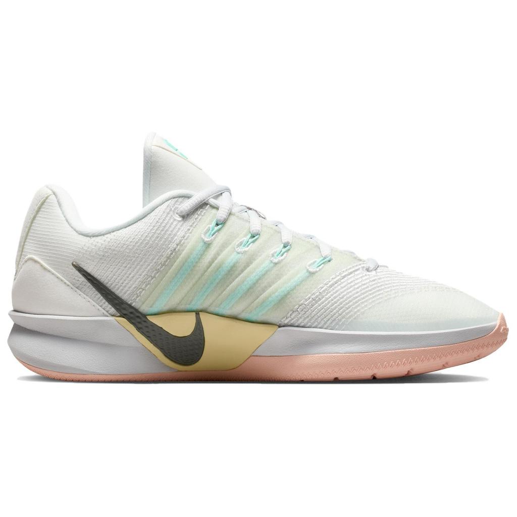 Nike Sabrina 3 'Silenciador' Feminino (tamanhos femininos) Tênis de Basquete Summit White / Iron Grey / Photon Dust / Washed Coral / Artisan Teal / Lemonade