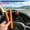 Auto Steering Wheel Alignment Marker Decal Interior Modification Decor Strip For Mercedes-Benz GLC X253 X254 C-Class W205 W206 CB1 F59