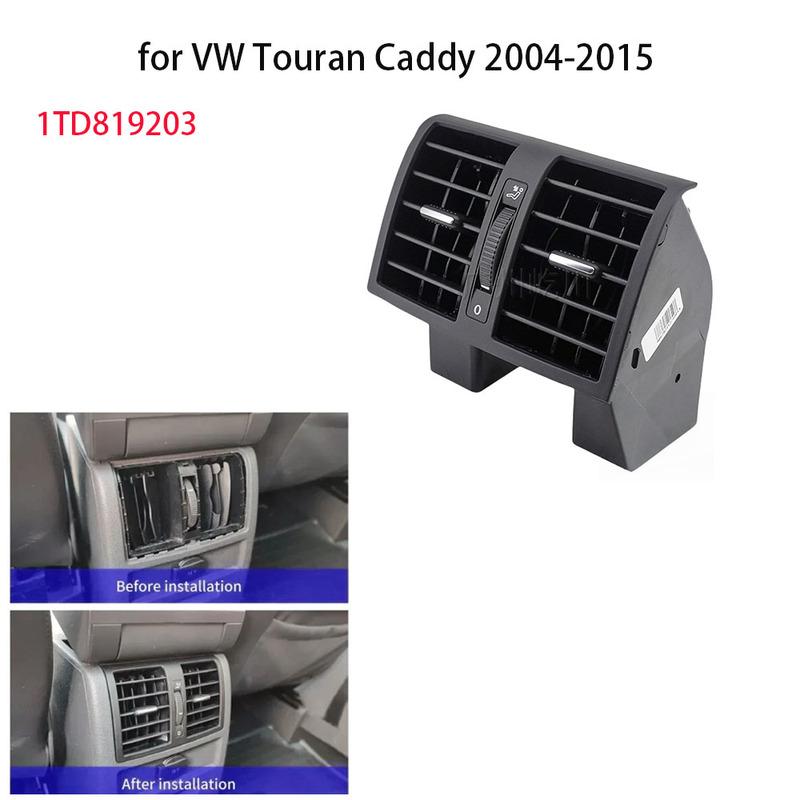 1TD819203 Rear Air Vent For VW Touran Caddy 2004 2005 2006 2007 2008 2009-2015 A/C Outlet Car Air Conditioning Grill