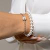 Retro Temperament Stacked with Simple Chain Jewelry, Fashionable Beaded Imitation Pearl Bracelet