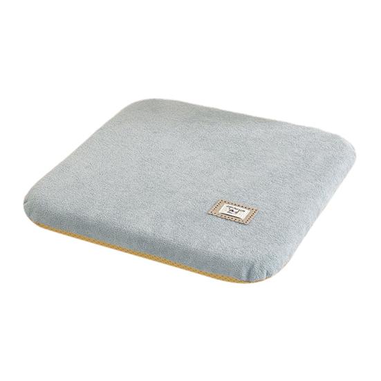 Cuscino Spesso Lavabile per Seduta in Memory Foam, Cuscino per Sedia, Cuscino da Pranzo con Lacci, Fondo Antiscivolo, Copertura per Arredamento Casa, Morbido e Caldo per Ufficio Autunno Inverno Legno
