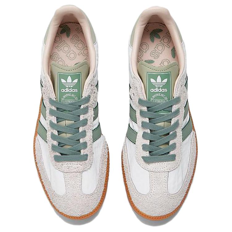 adidas Samba OG White Silver Green Women Sneakers Cloud-White Putty-Mauve ID0492