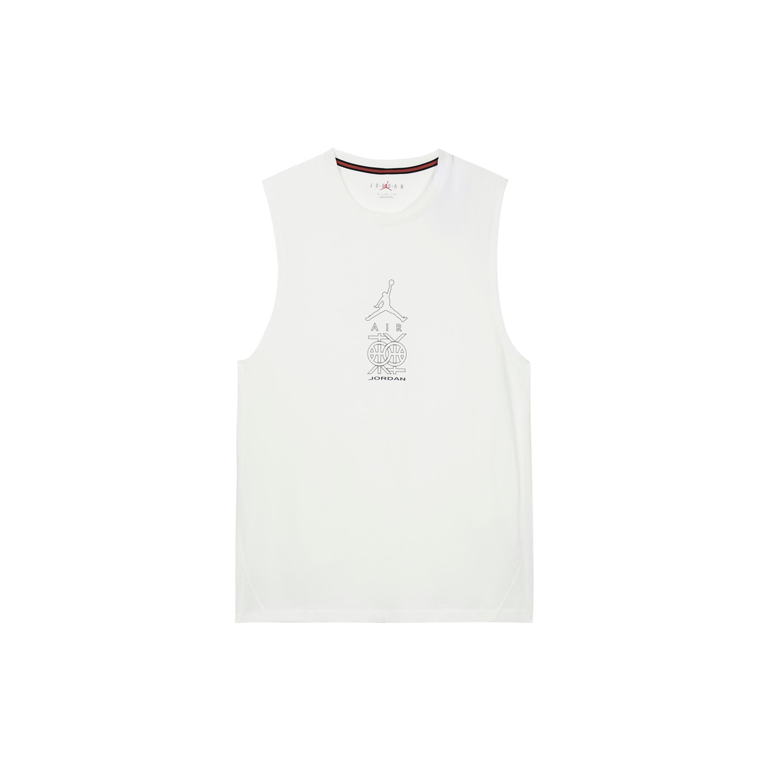 Jordan Dongdan Tank Tops Men s White Crew Neck Thin Other DV6277-133 M
