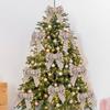Exquisite Christmas Bows Pendant Linen Wreaths Bowknot Ornaments  Merry Christmas Decorations