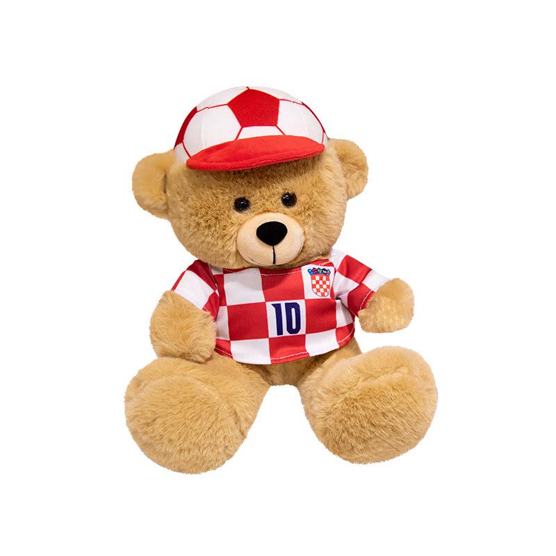 The Same Fun Jersey of The Star, Bear Doll, Basketball, Football Plush Toys, Sports Competition Gifts, Birthday Gifts