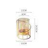 Nordic Metal Flower Vase Glass Flower Arrangement Candle Holder Hydroponic Vase For Living Room Bedroom