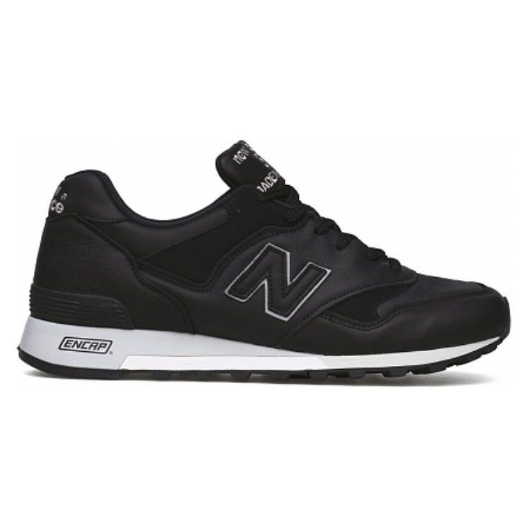 New Balance Nb 577 Класичні чоловічі кросівки з низьким верхом зі штучної шкіри Чорні M577KKG