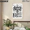 1pc Vintage Metal Tin Sign The Dishes Are Looking At Me Dirty Again Retro Funny Wall Decor For Kitchen Bathroom 12x8 Inch 2D F
