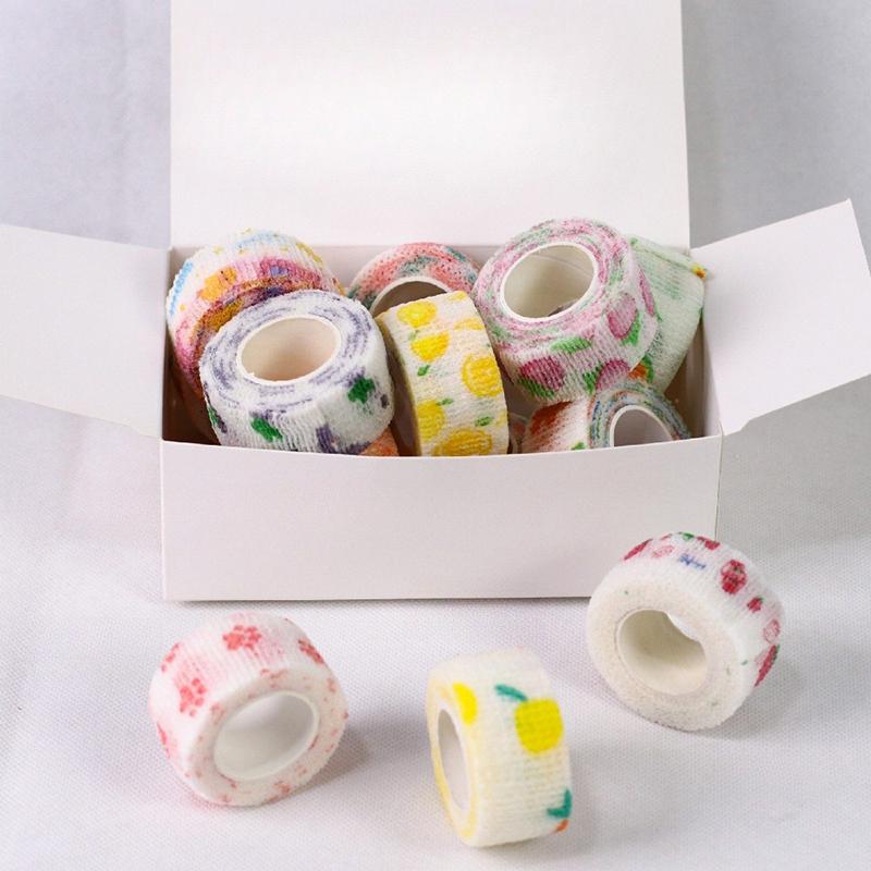 Finger Guard Bandage Writing Printed Medical Self-Adhesive Bandage Sports Tape Non-Woven Elastic Pet Tattoo 4M Bandage