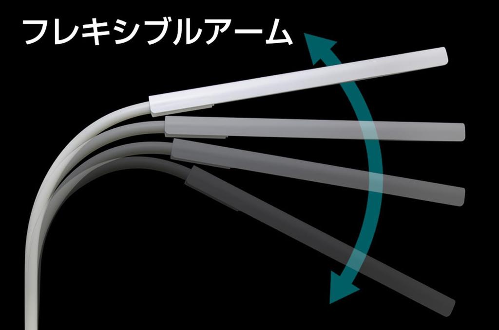 GENTOS LED Desk Light, Lumisus R270, 750 Lumens, White, DK-R270WH