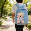 Bear Plush Keychain With Star And Moon Designs For Kids And Adults