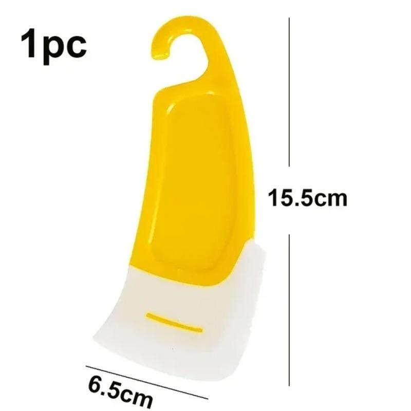 

Силиконовый скребок для чистки лезвий, лопатка для выпечки торта, остатки пищи, пятна, кастрюля, сковорода, блюдо, масло, тарелка, чистые мягкие лезвия, инструменты 1PCS