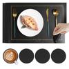 Nordic ins style square placemat waterproof and oil-proof western dining mat premium dining table mat hotel restaurant tray mat coaster