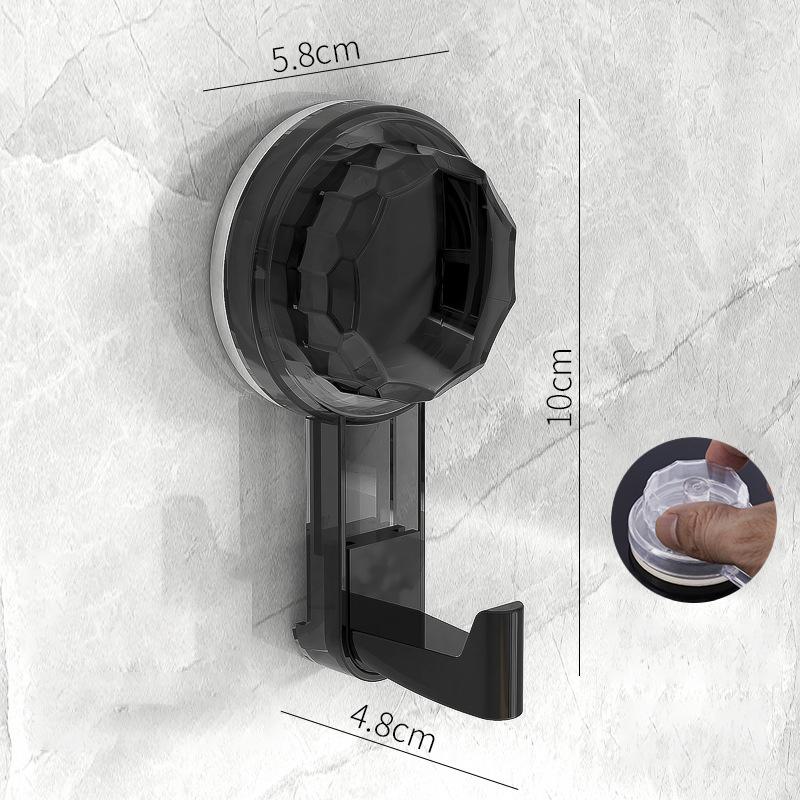 3pcs Removable Swivel Strong Suction Cup Hook Water And Moisture Resistant Suitable For Kitchen Bathroom