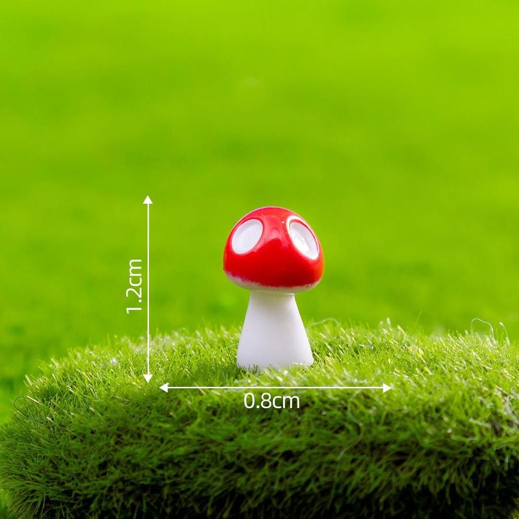 Creative Micro Landscape Colored Mushroom Ornaments for DIY Gardening