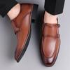 Fashion Casual Business Men's Leather Shoes Fashionable gentleman style Daily leisure party Outdoor Wedding Groom Shoes Plus Size 38-48