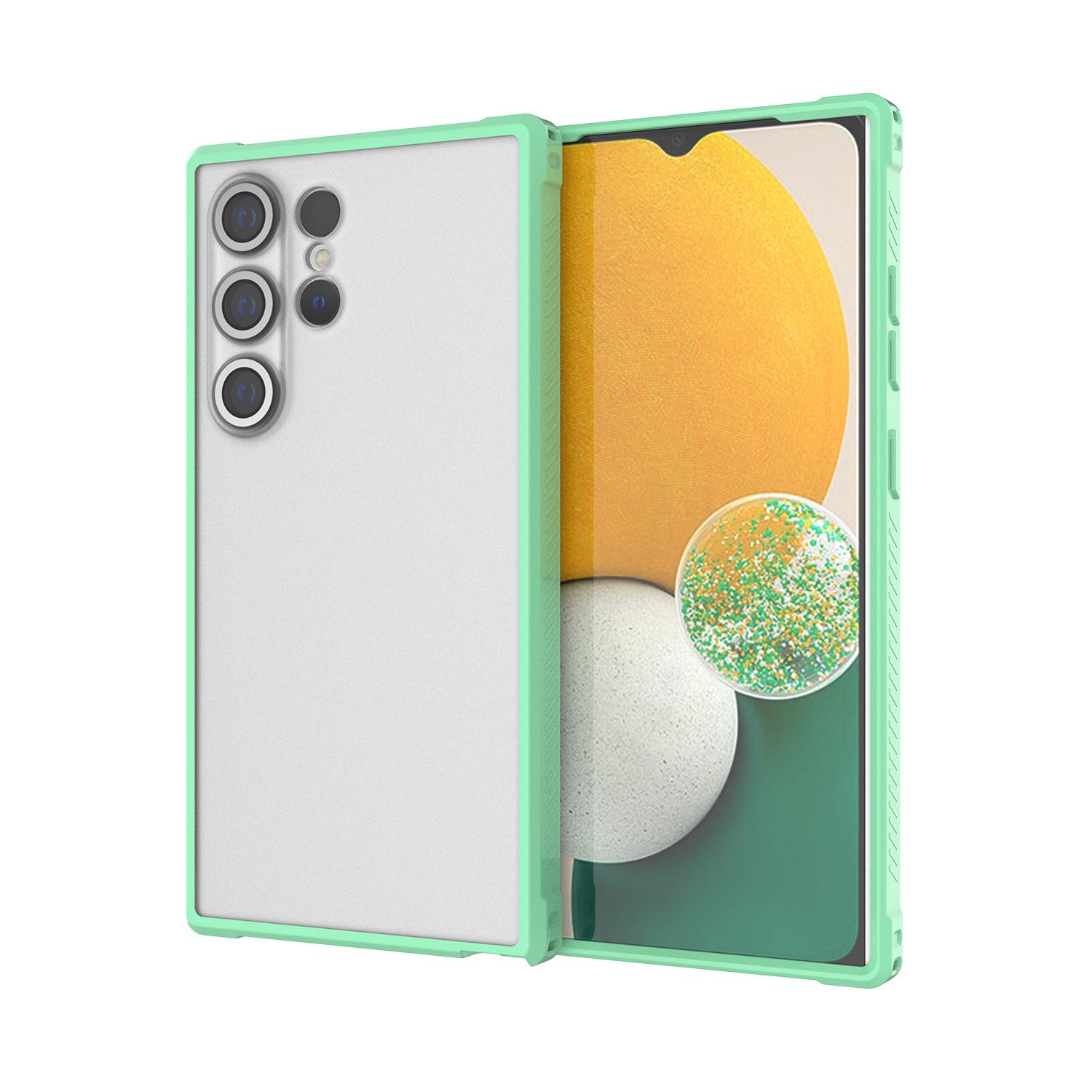 

Suitable for Samsung S24 Ultra Mobile Phone Case New Anti Fall Bracket S24 Protective Case Transparent S24plus Mobile Phone Case s24