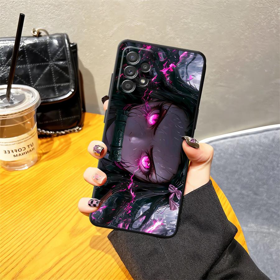 Demons Anime Slayer Soft Back Phone Cover Case for Samsung Galaxy A05 Note 20 Ultra 9 10 A01 A02 A03 A30 A40 A06 A04 A10 A20 A50