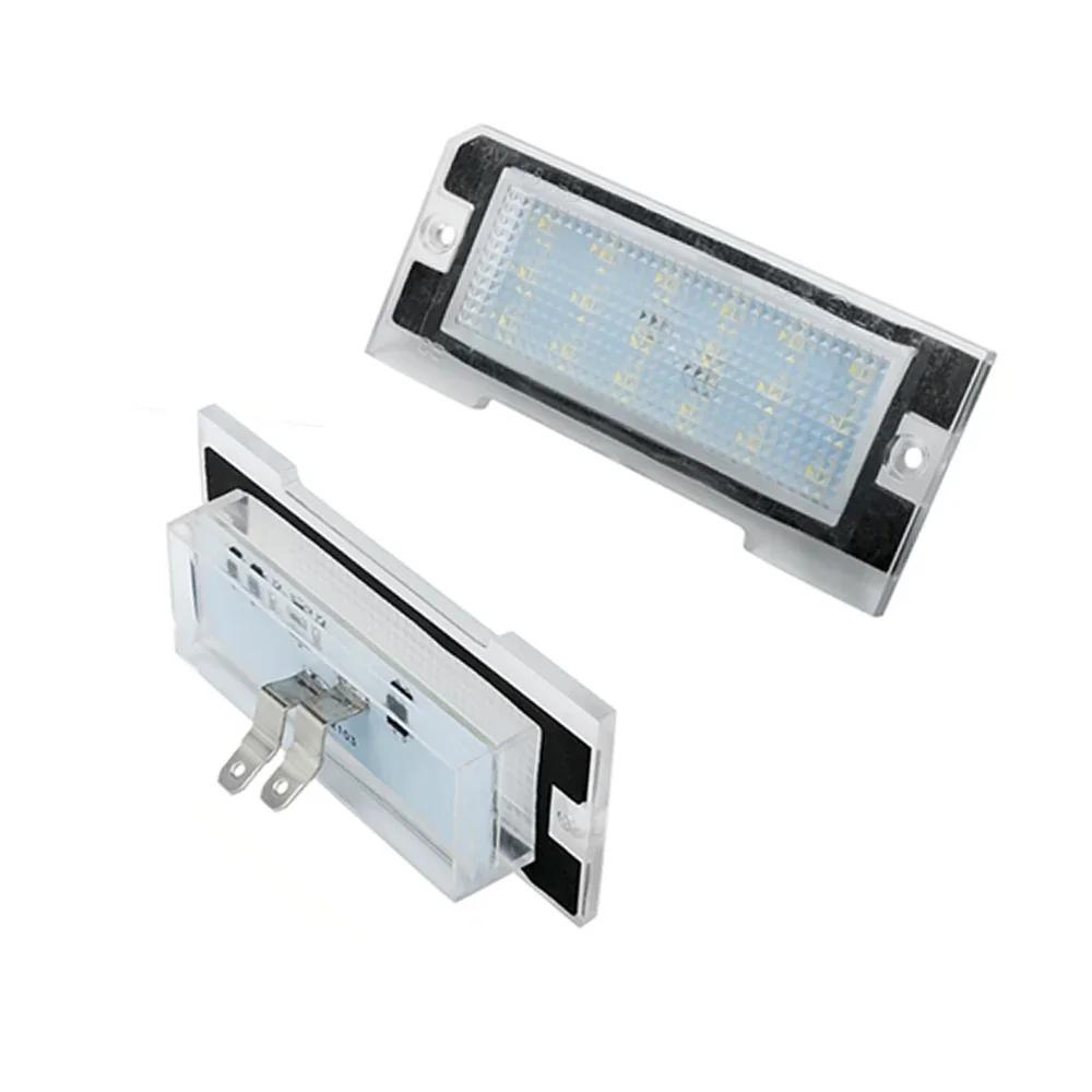 1pair For Land Rover Freelander 1 1997-2006 White LED License Plate Light Number Plate Lamp