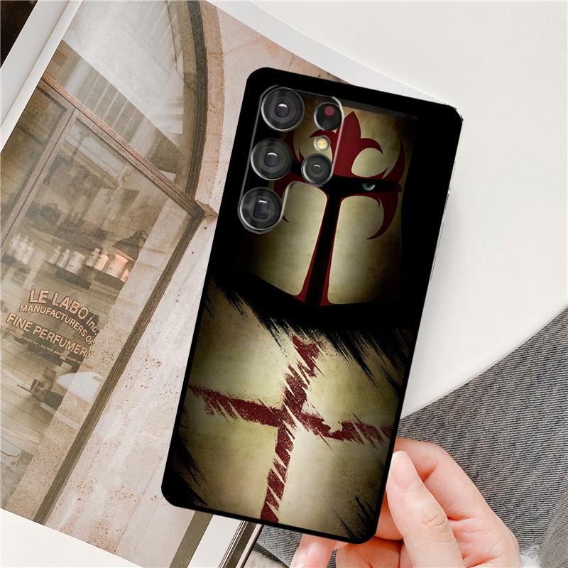 Templar Knight For Samsung Galaxy S22 Ultra S21 Ultra Note 20 S20 FE S8 S9 S10 Note 10 Plus Phone Case