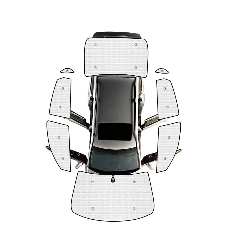 Full Cover Sunshades for Honda Civic 11th Gen FE FL Sedan ~ Car Accessorie Windshield Curtain Rear Side Window Visor Mat