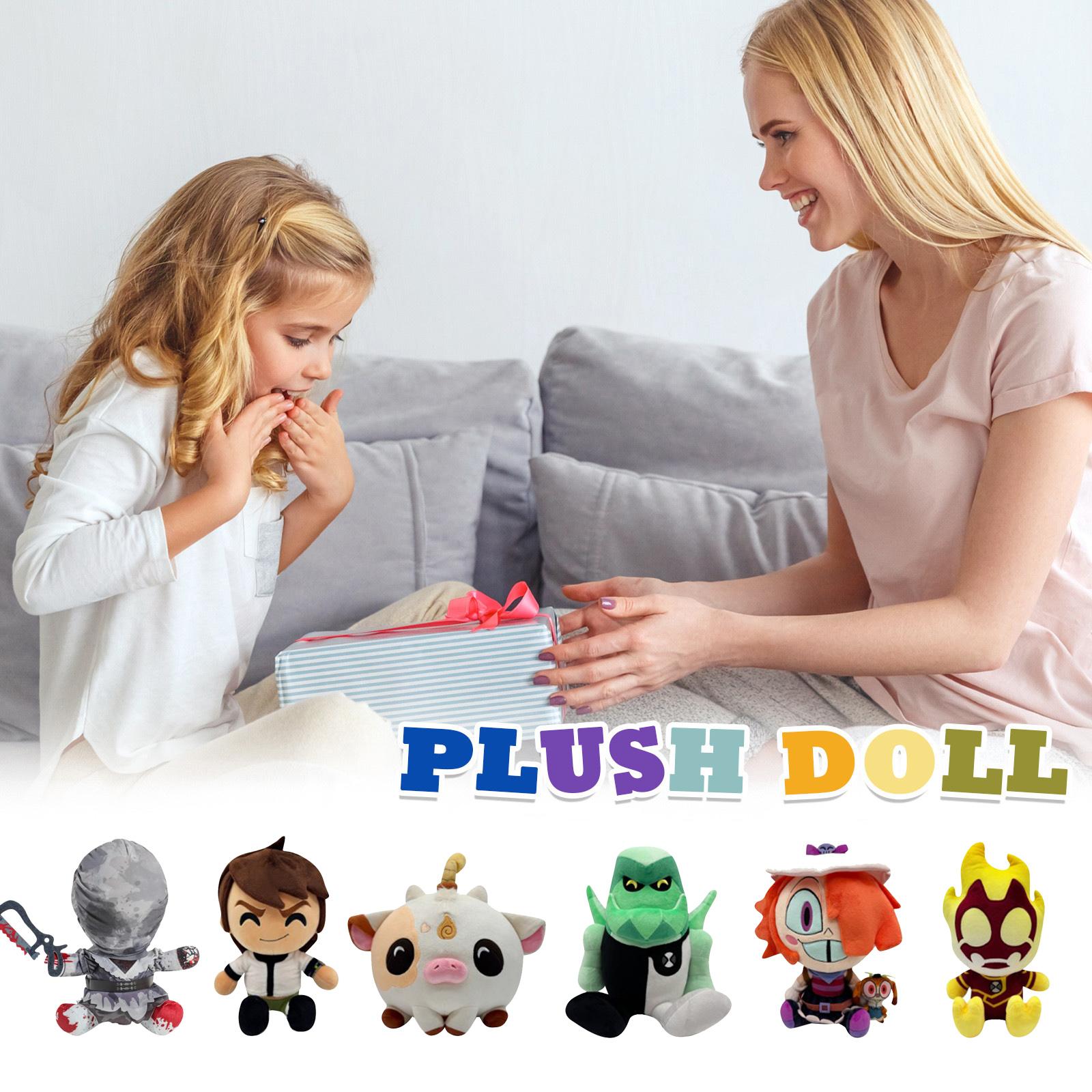 

Плюшевая кукла, Игрушка в подарок, Мультфильм, Детская тряпичная кукла, Детская подарочная подушка One Size