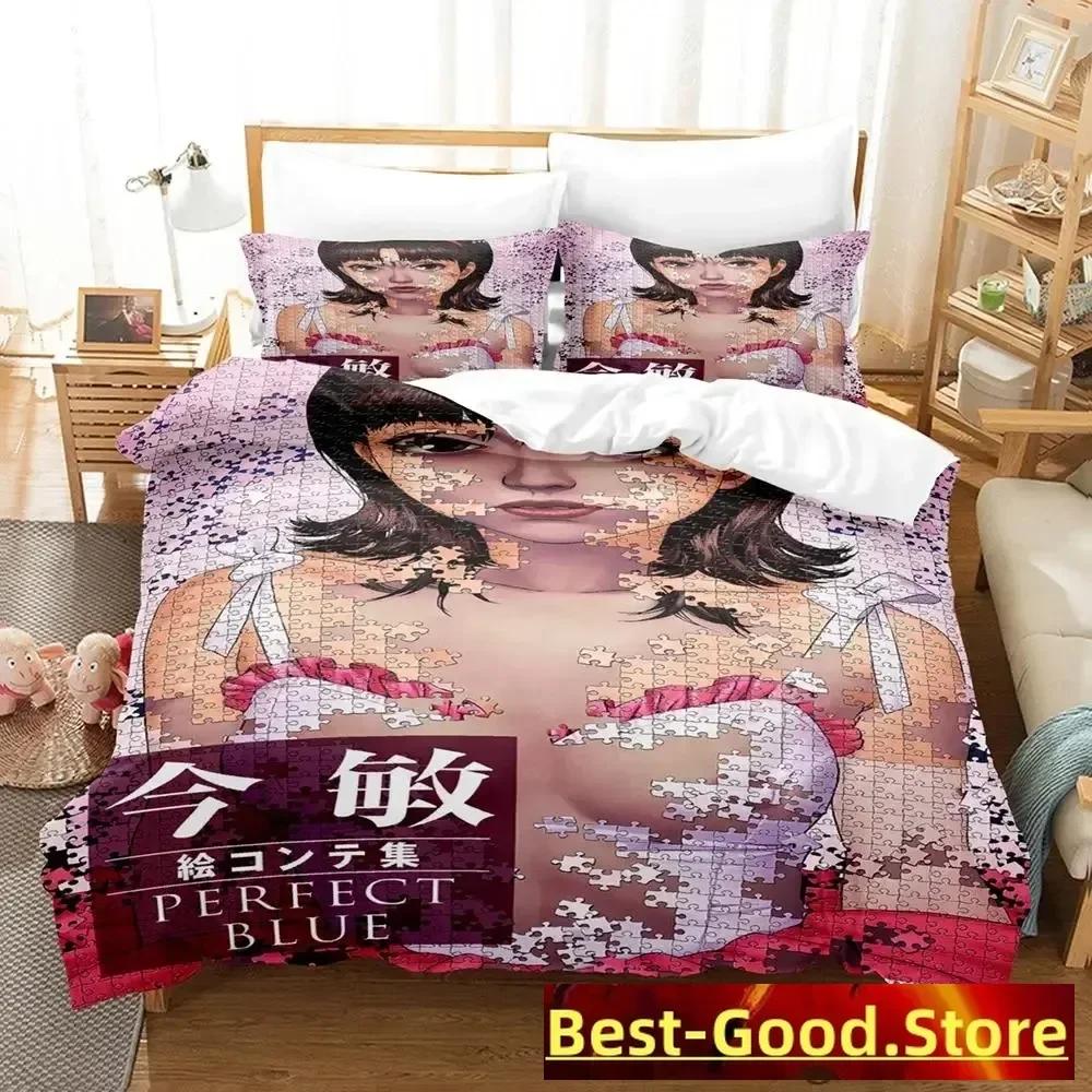 3D Anime Bed Kawaii Konsatoshi Printed Bed Set Duvet Cover Pillowcase Bedding Set Linen Sheet Quilt Cover Full Queen King Size