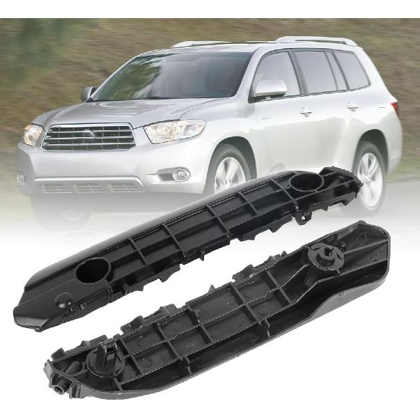 Front Bumper Bracket Set for Toyota Corolla 2009-2010 Left Driver and Right Passenger Side 52116-12390, 52115-12430, 52116-02110, 5211502130,