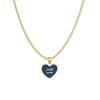 Zodiac Heart Contemporary Necklace With Layered Chain Perfect For Women Fashionable