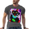 Bad Luck Cat TShirt Independence Day Short Sleeve TShirt