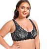European and American large-size lace full-cup underwear women's double breasts large-size bra vest bra