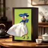 Luxury Art Ballet Tissue Box Elegant Design Tissue Dispenser Skirt Tissue Box  Bedroom Table