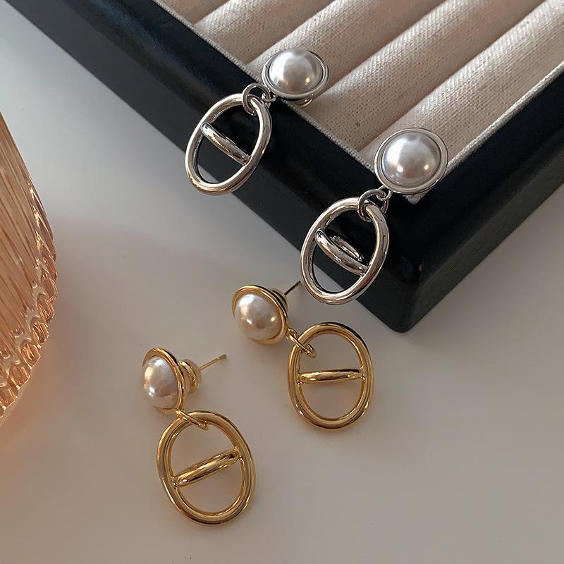 Metal Wind Pig Nose Light Luxury Cold Wind Fringed Design Niche