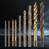 3-13mm M35 Cobalt Drill Bit Twist Jobber Length Drill Bit Round Shank for Hardened Metal Iron Plastic and Wood Metal