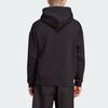 Adidas Originals Trefoil Adventure Hoodie With Solid Color Logo Men Tops Black IJ0706