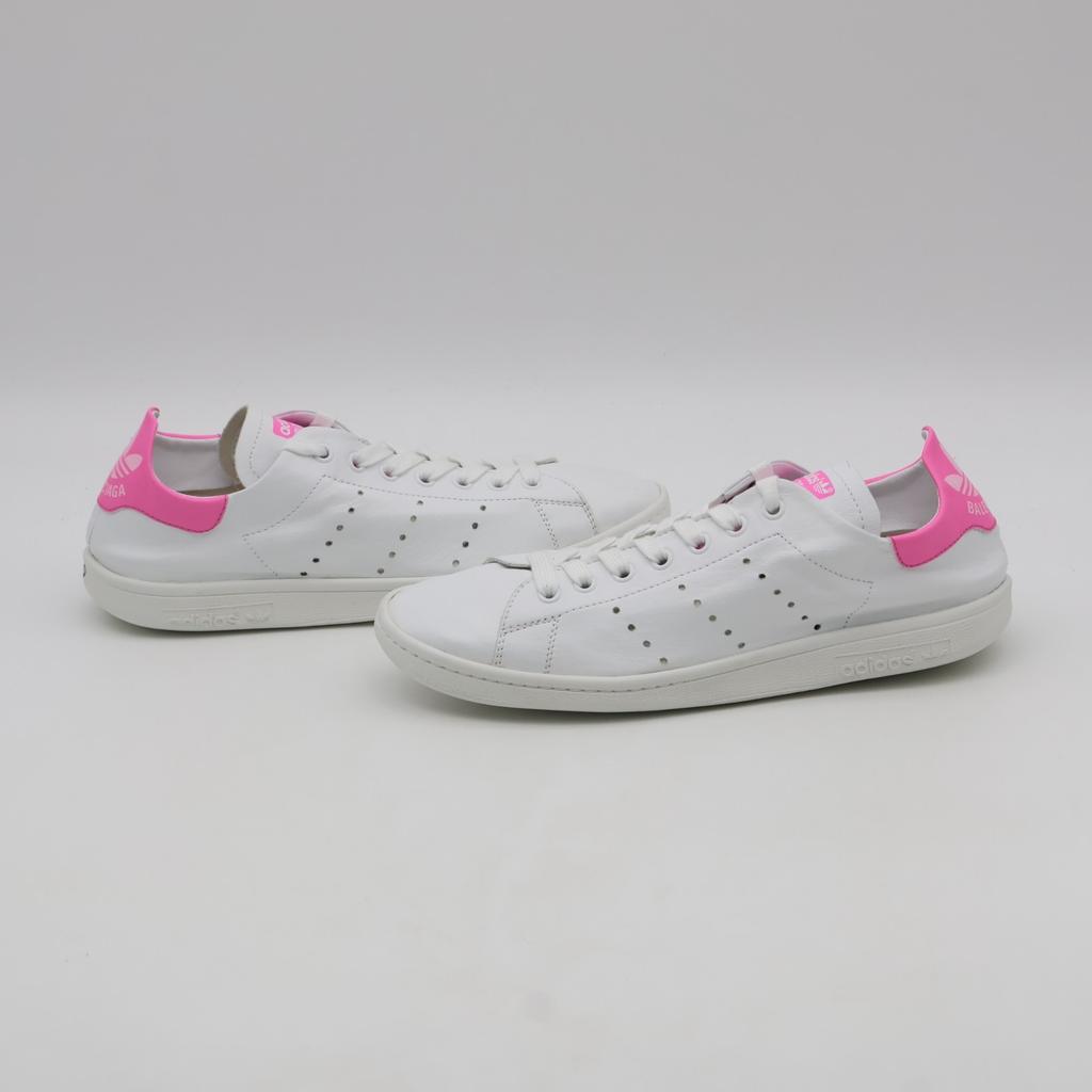 ID7566 BALENCIAGA A Adidas Stan Smith "White/Pink Glow" (Women's)