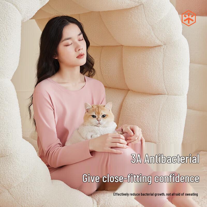 HLA 230g Double-Sided Fleece Thermal Underwear Set