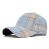 Retro Plaid Woolen Baseball Cap, Autumn and Winter Plaid Cap, Versatile Casual Thermal Visor for Men/Women