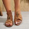 Women's Summer Plus Size Open-Toe Platform Casual Sandals Comfortable Outdoor Beach Shoes